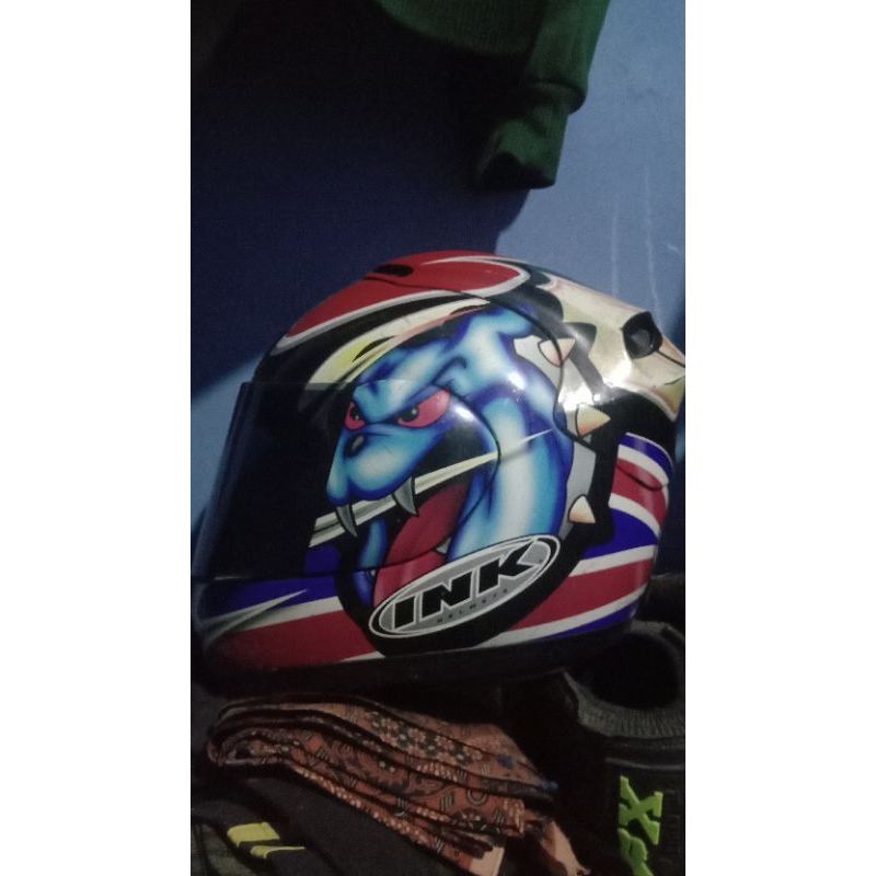 Helm ink cl25 motif buldog second