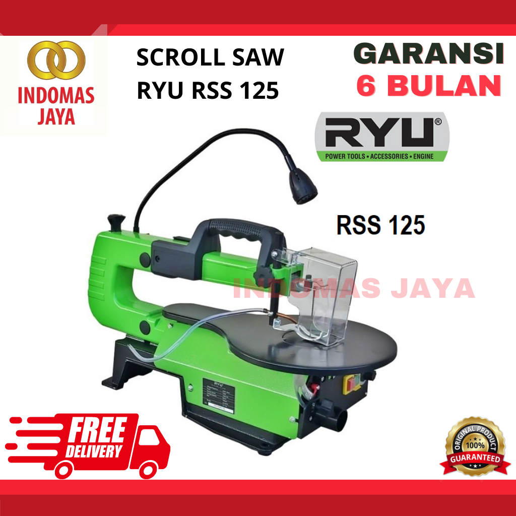 RYU RSS125 Mesin Scroll Saw Mesin Gergaji Scroll Saw RYU