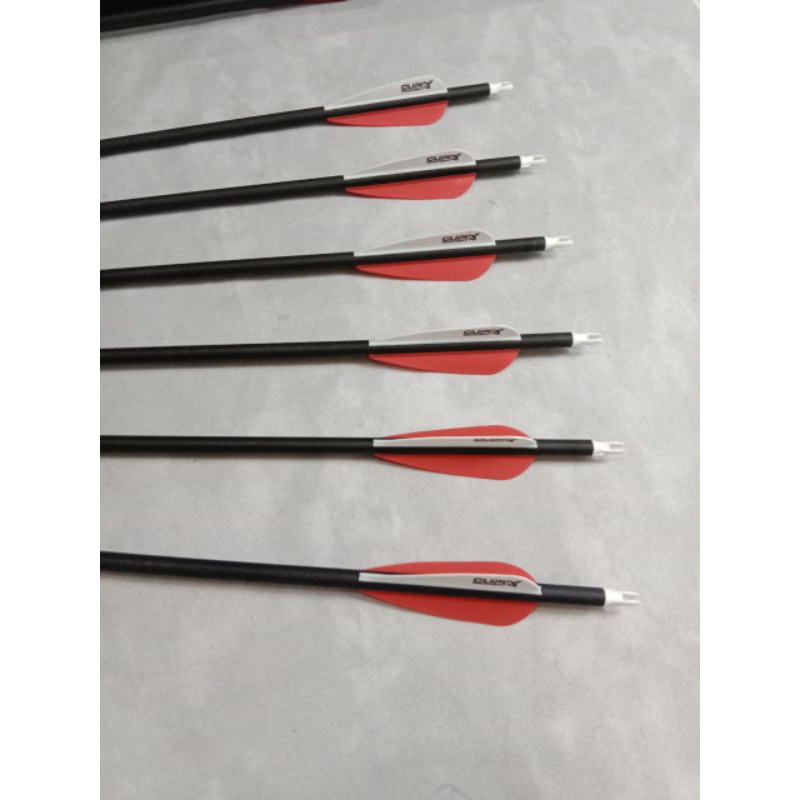 6pcs Arrow CARBON Linkboy ANTI PATAH/Mix Carbon