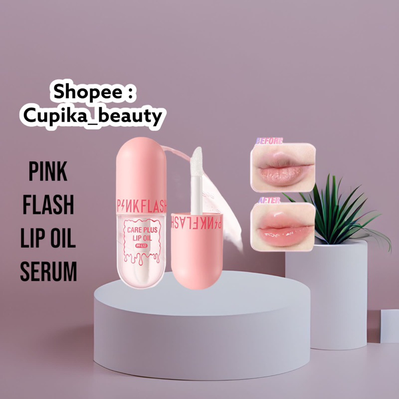 &lt;ci&gt; [ lip oil serum ] pink flash lip oil care serum || serum pink flash lip care oil