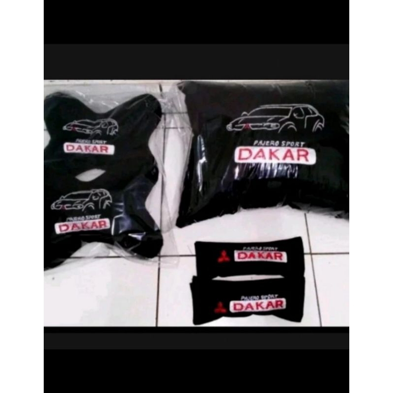 bantal mobil aksesoris interior mobil Pajero sport Dakar