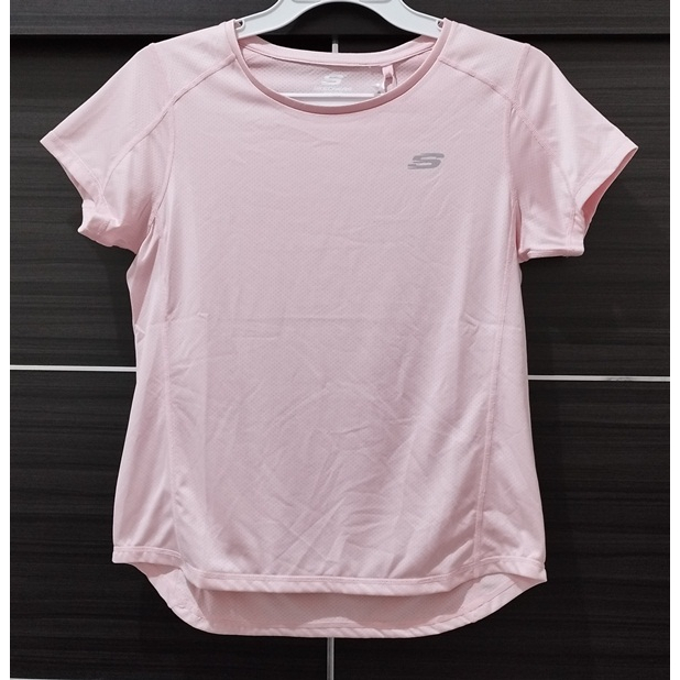 Kaos Olahraga Wanita Skechers Original Softpink Size M