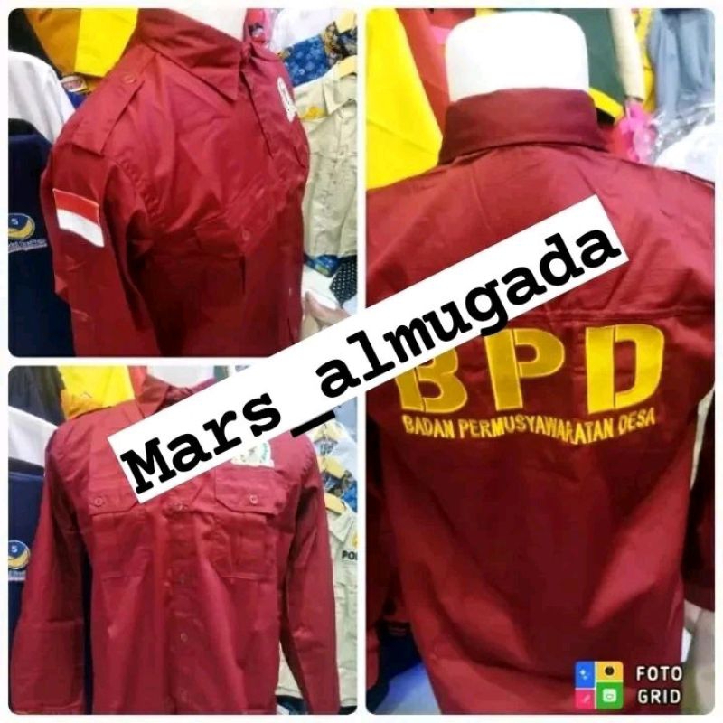 KEMEJA BPD BAJU BPD SERAGAM BPD PDH BPD