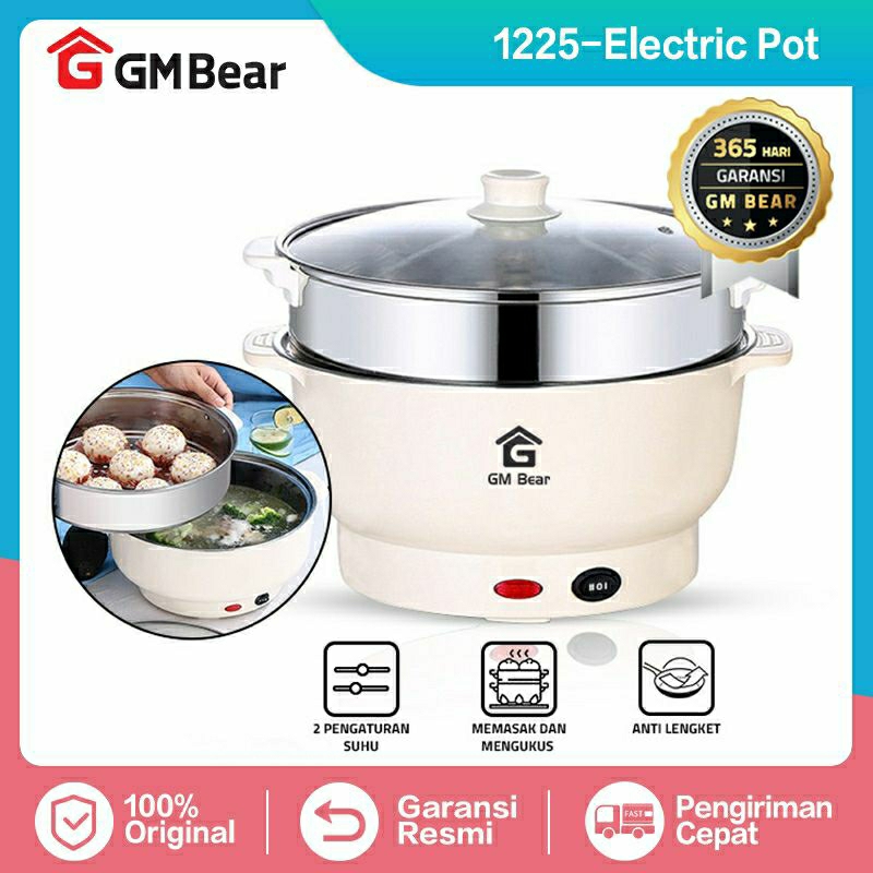 Panci Listrik Elektrik Kukus Goreng 1.8 Liter