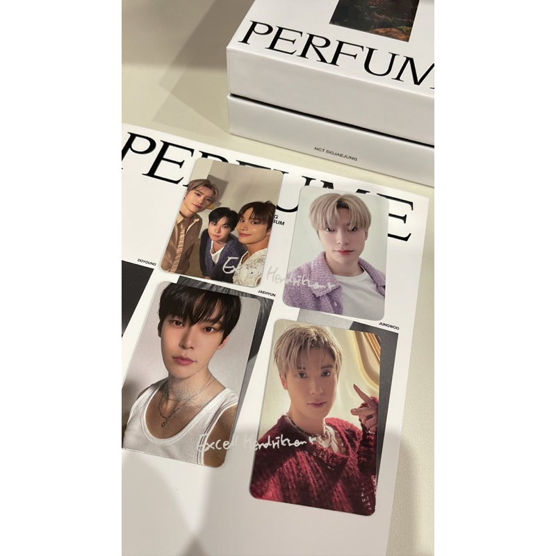 PC / Photocard BENE KTOWN JAEHYUN DOJAEJUNG + PC GROUP OT3 / DJJ Perfume Photobook ver