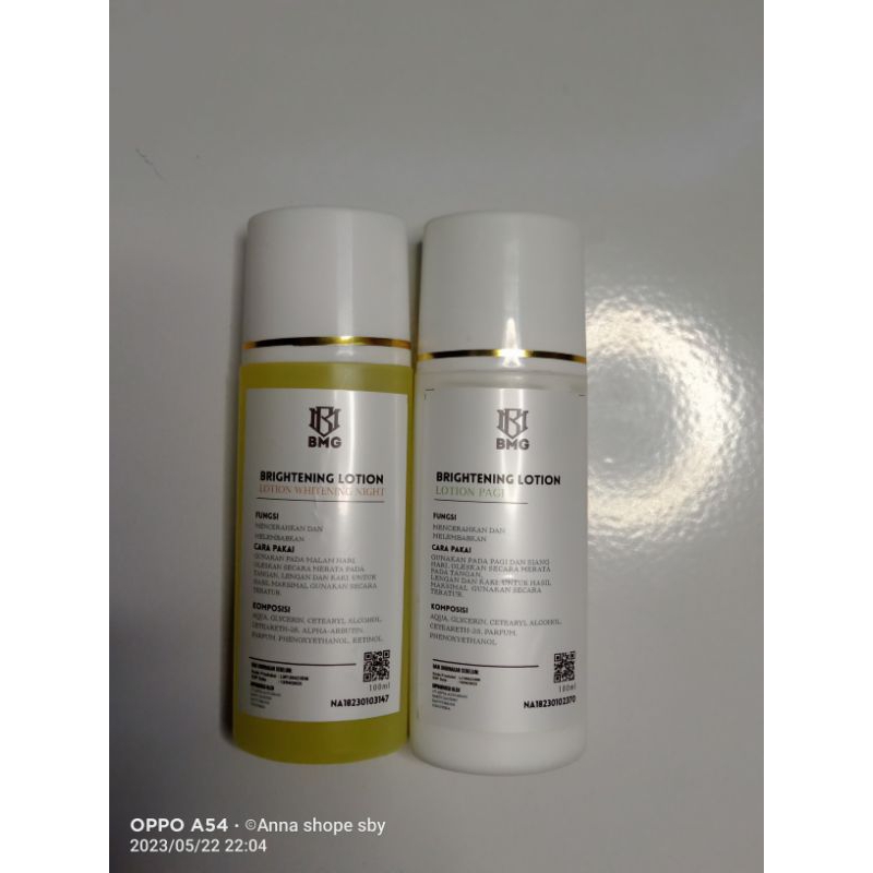 BMG BRIGHTENING LOTION SATU PAKET