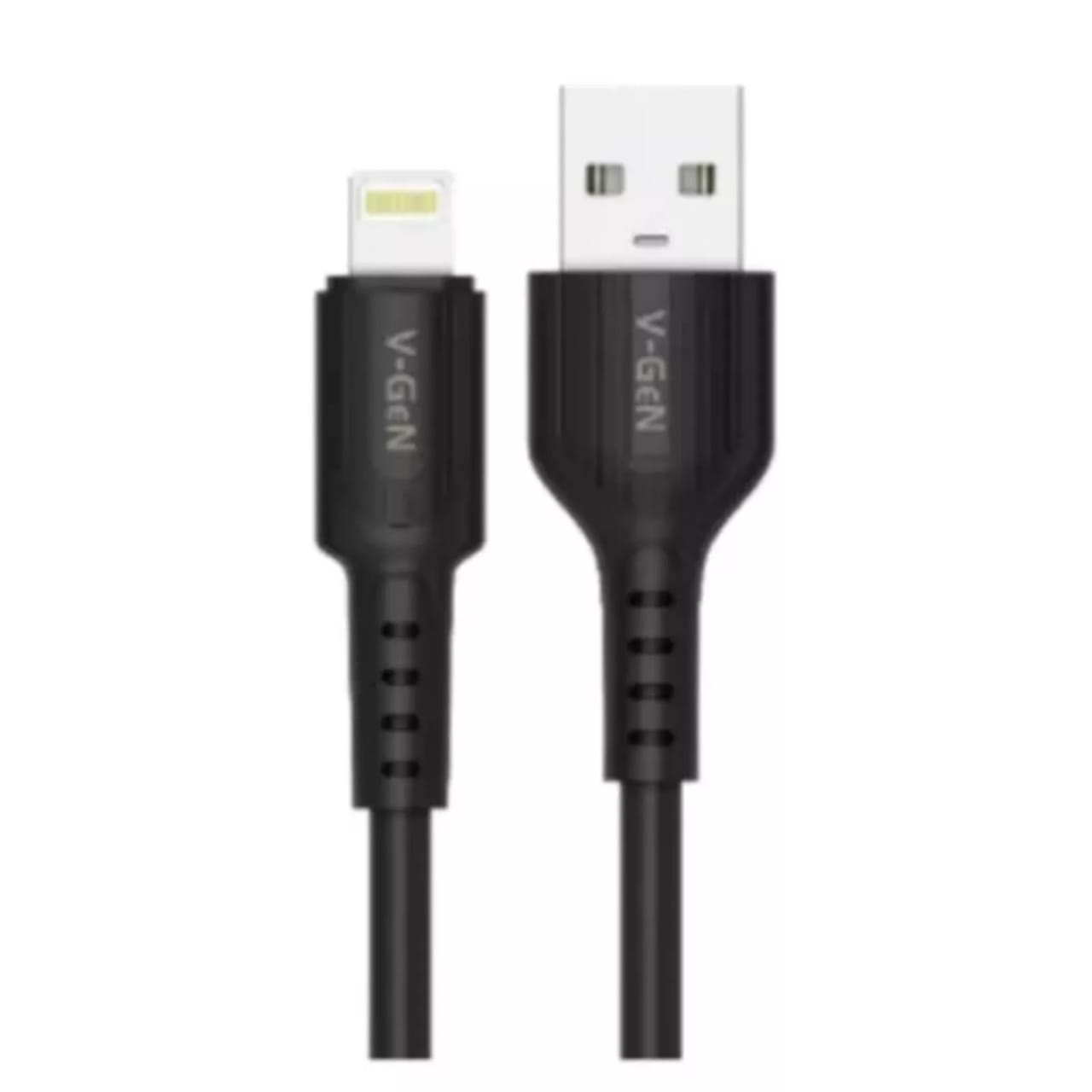 Kabel USB V-Gen VCB-25 cable lightning Fast charging 2.4A Bulat - Cable Vgen