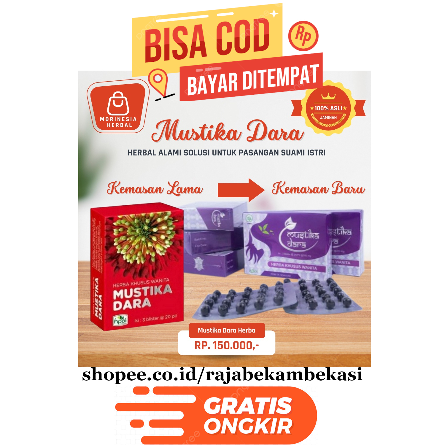 Manjakani Mustika Dara Kembali Perawan Merapatkan Mis V / Obat Keputihan