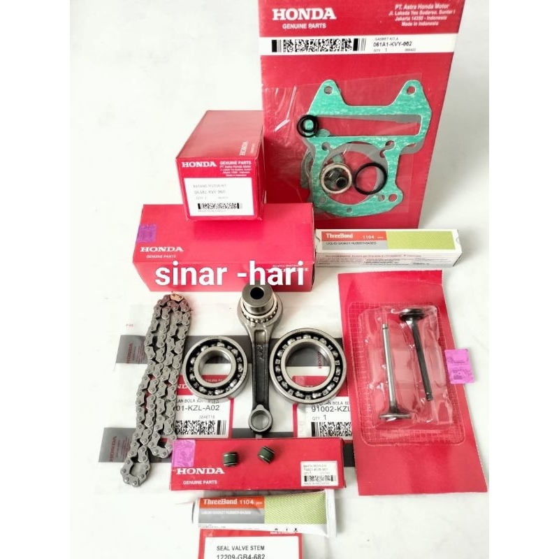 STANG SEHER KOMPLIT 7 AITM ( KVY ) HONDA ORIGINAL BEAT KARBU+SCOOPY KARBU+SPACY KARBU