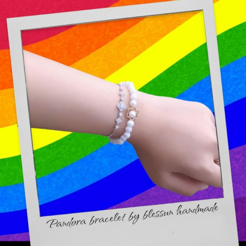 Pandora bracelet by blessun handmade/ Gelang ala Korean style model terbaru