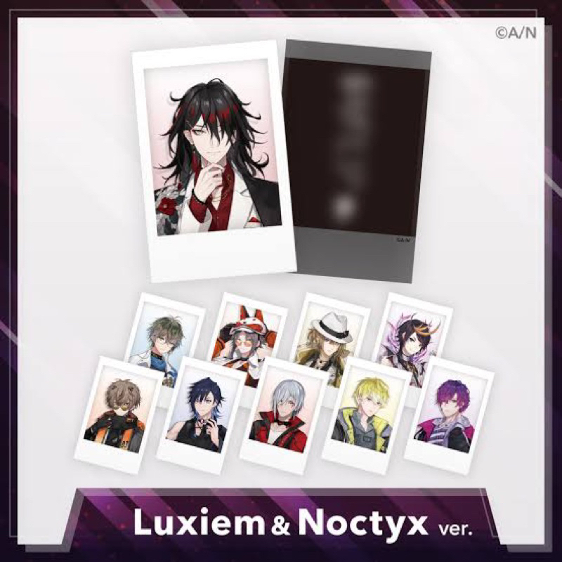 Official NIJISANJI EN Snapshot Card (Luxiem x Noctyx)