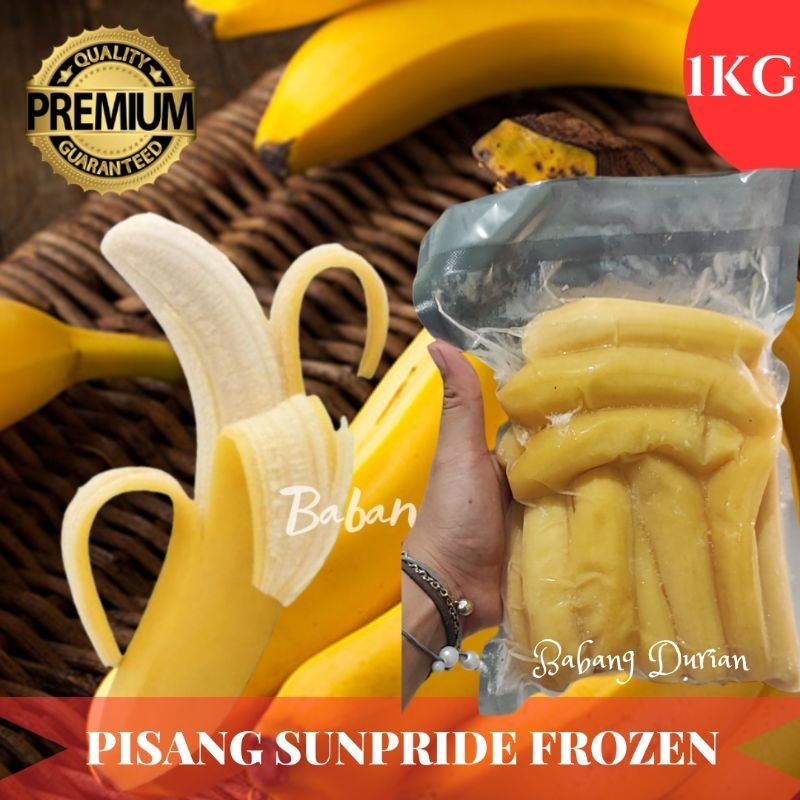 

PISANG FROZEN SUNPRIDE 1KG GRADE A MANIS BERKUALITAS