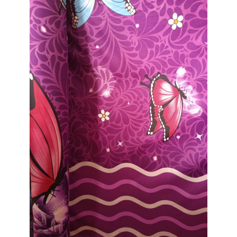 kain sprei meteran lebar 240cm motif love