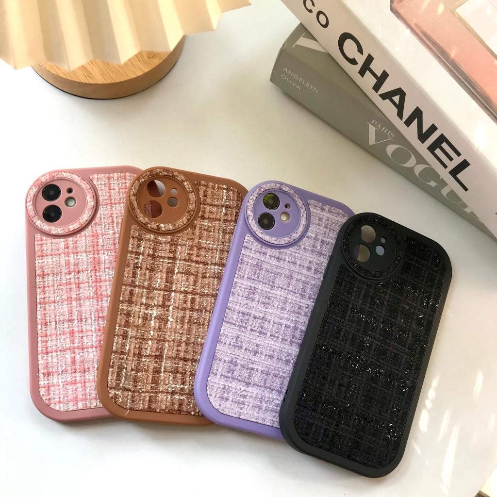 Seri (2) Tweed Case for iphone 7 8 plus x xs xr max 11 12 13 14 pro max