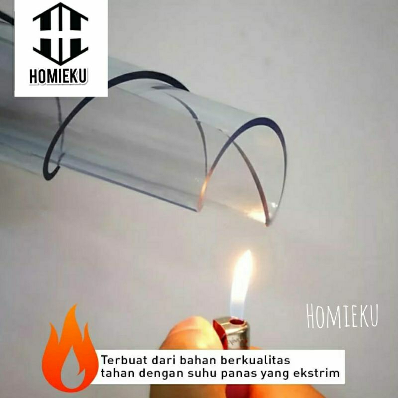 TAPLAK MEJA MIKA BENING TRANSPARAN 2 MM WATERPROOF