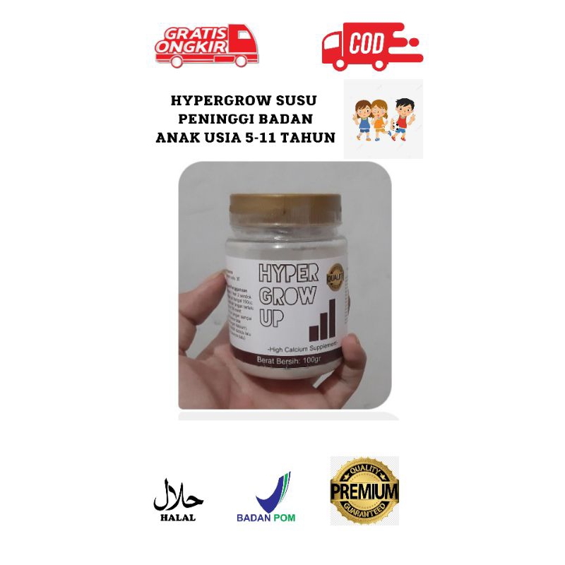 Hypergrow Peninggi Badan Anak 5-11 tahun Ampuh Ori 100%