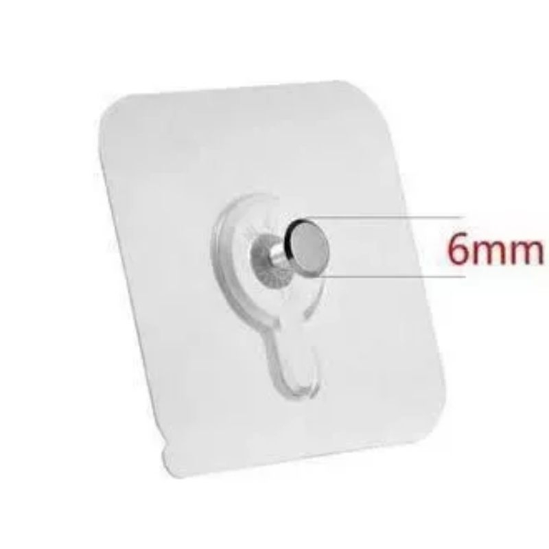 TEMPELAN GANTUNGAN TEMPEL DINDING HOOK BAUT PAKU KUAT TRANSPARAN MURAH KUAT IMPORT