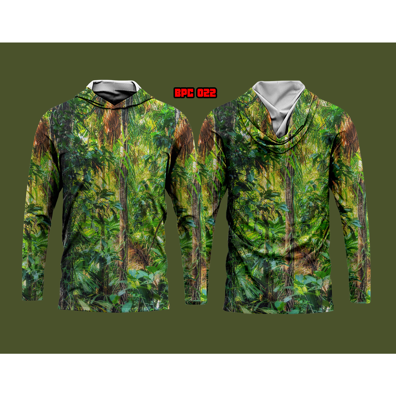 BAJU BERBURU COSTUM / JERSEY CAMO / HOODIE BERBURU / JERSEY NATURAL CAMO