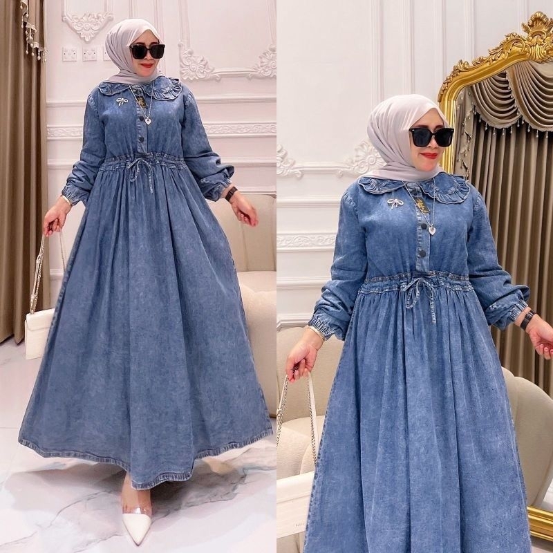 DRESS MUSLIM, Fashion Muslim, baju wanita, dress, gamis, Baju gamis, fashion wanita, Ananda Dress