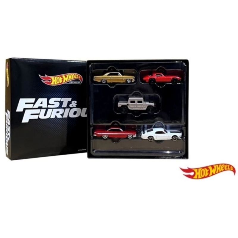 Hot Wheels Premium Fast And Furious Bundle 5 Car Packs Mainan Mobil Balap Original Mattel Hotwheels