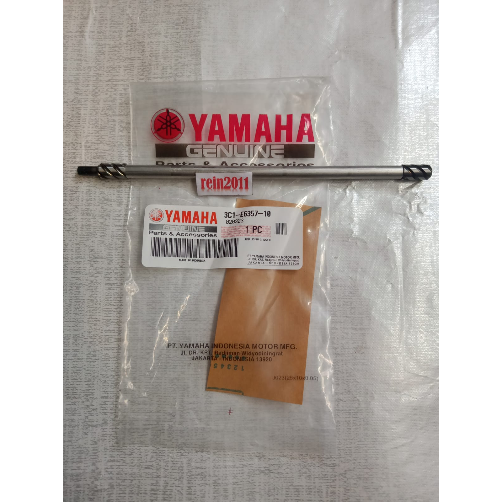 ROD AS STUD STUT KOPLING VIXION OLD JUPITER MX NEW ASLI ORI YAMAHA 3C1 E6357 10