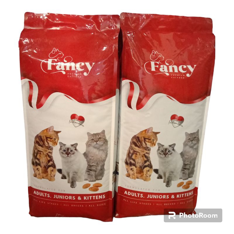 Grab/Gojek Makanan Kucing Fancy Cat 20kg Dryfood Kitten&amp;Mother Frespack