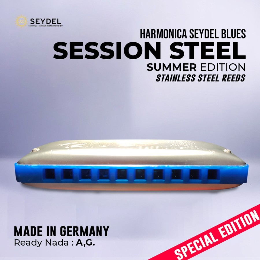 Harmonica Harmonika Seydel Blues Session Steel Summer Edition - C Rp940.000