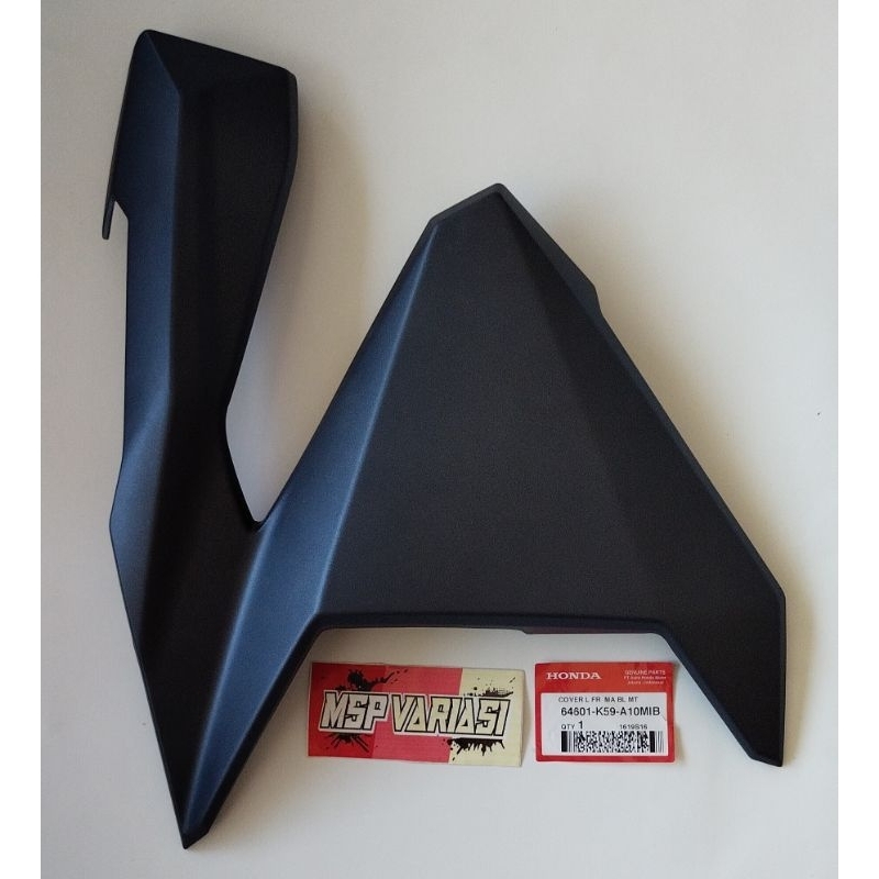 Original 64601-K59-A10MIB Cover L Fr (MA BL MT) Cover Left Front Biru – Vario 125 eSP & Vario 150 eS