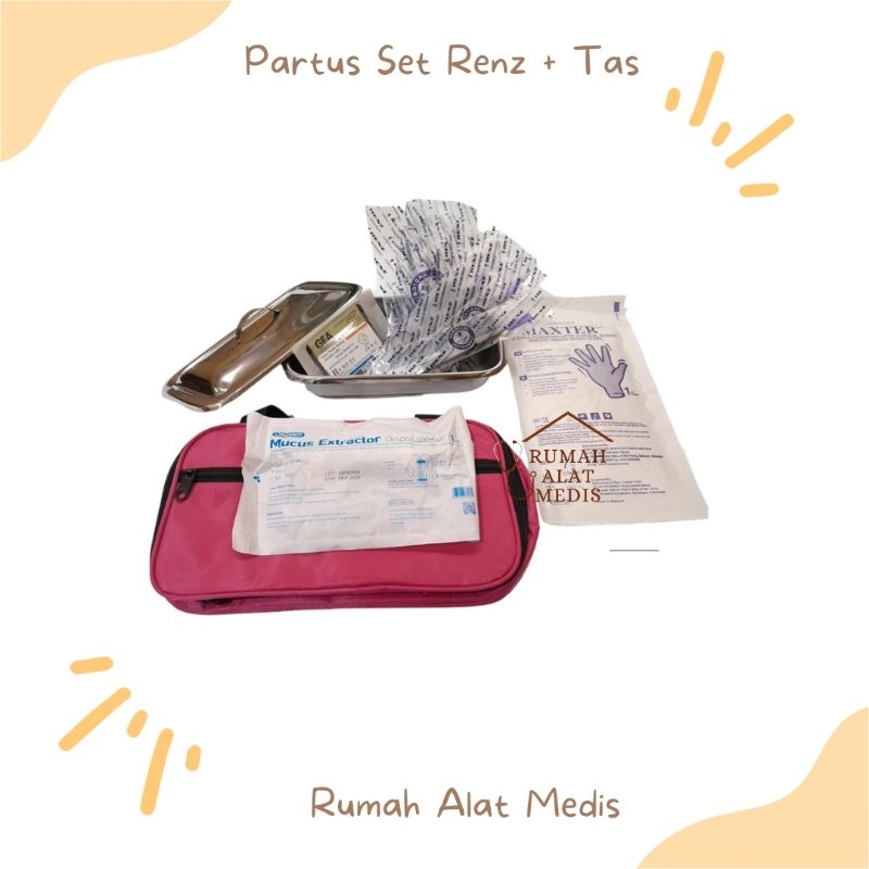 Alat Medis Partus Set RENZ 15 Item Partusset Partus Set Alat Kebidanan Renz