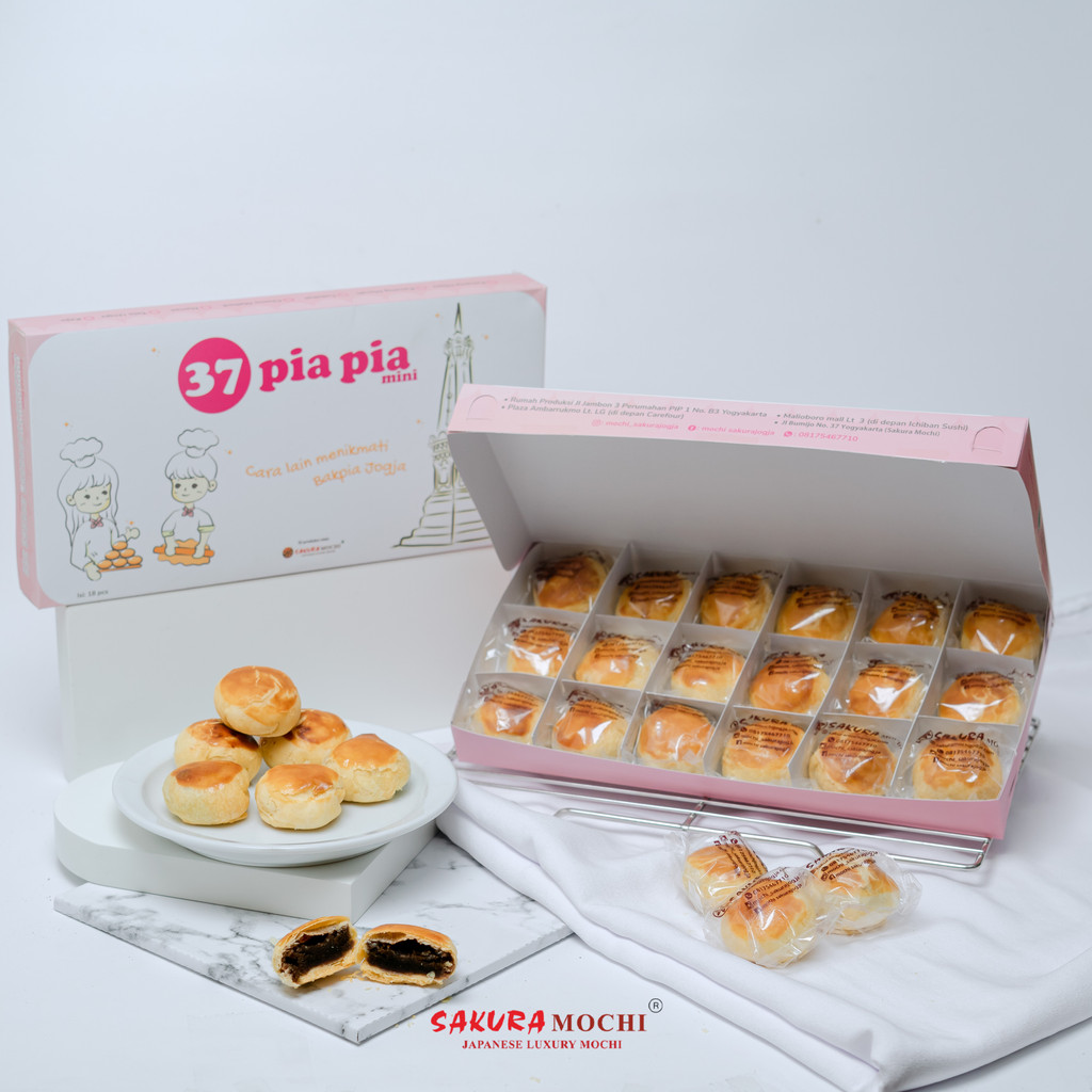 Pia pia 37 mini 18pcs | pia pia mini 37 | makanan enak yogyakarta