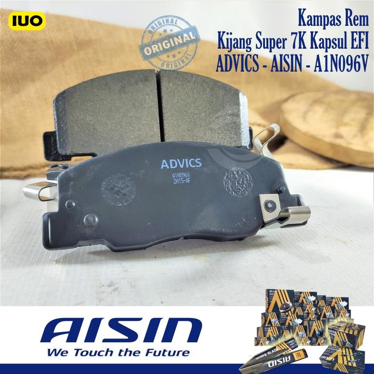 Brake Pad AISIN Kijang Super 7k Kapsul EFI Kampas Rem ADVICS A1N096T - ORI