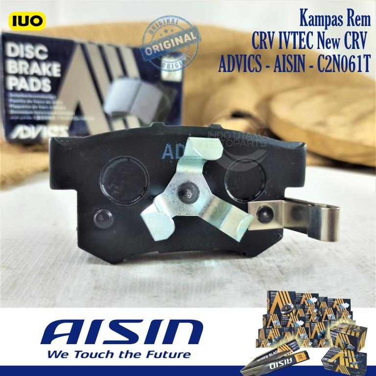 Brake Pad AISIN CRV iVTEC New CRV Kampas Rem ADVICS C2N061T - ORIGINAL