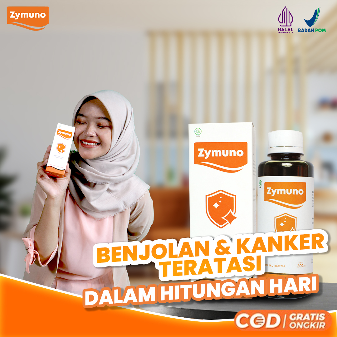 ZYMUNO - Vitamin Herbal Alami Atasi Benjolan Ditubuh Tingkatkan Daya Tahan Tubuh Bantu Proses Penyembuhan Kanker 200ml