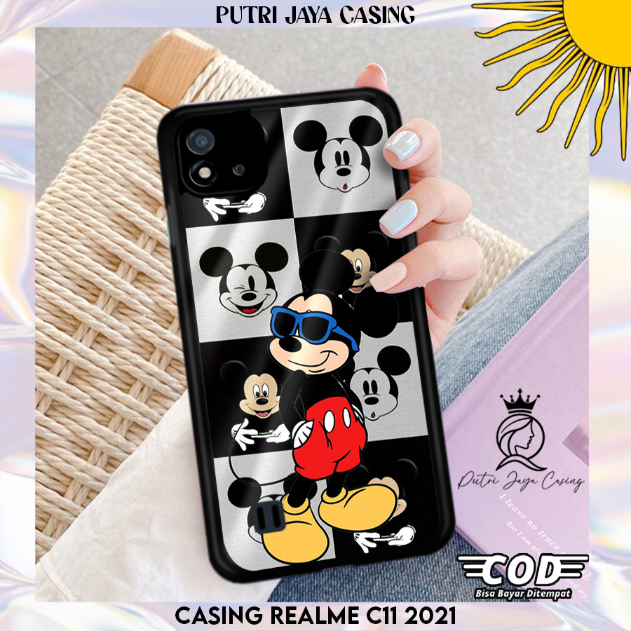 Case Hp Realme C11 2021 casing Realme C11 2021 Motif [ 04MICKY ] Casing Terbaru Case Karakter Lucu C