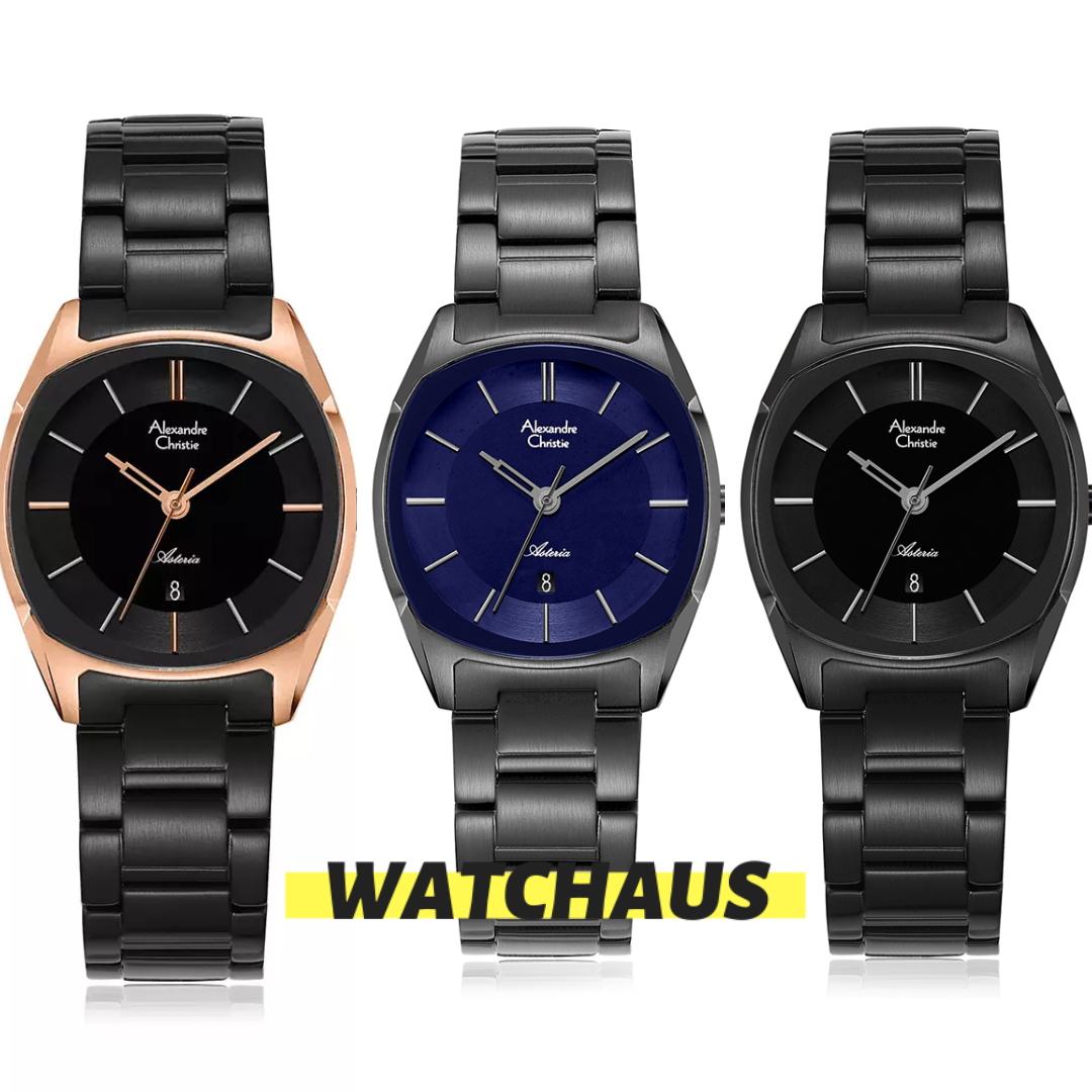 JAM TANGAN WANITA ALEXANDRE CHRISTIE AC8671 AC 8671 LDB ANALOG STAINLESS STRAP