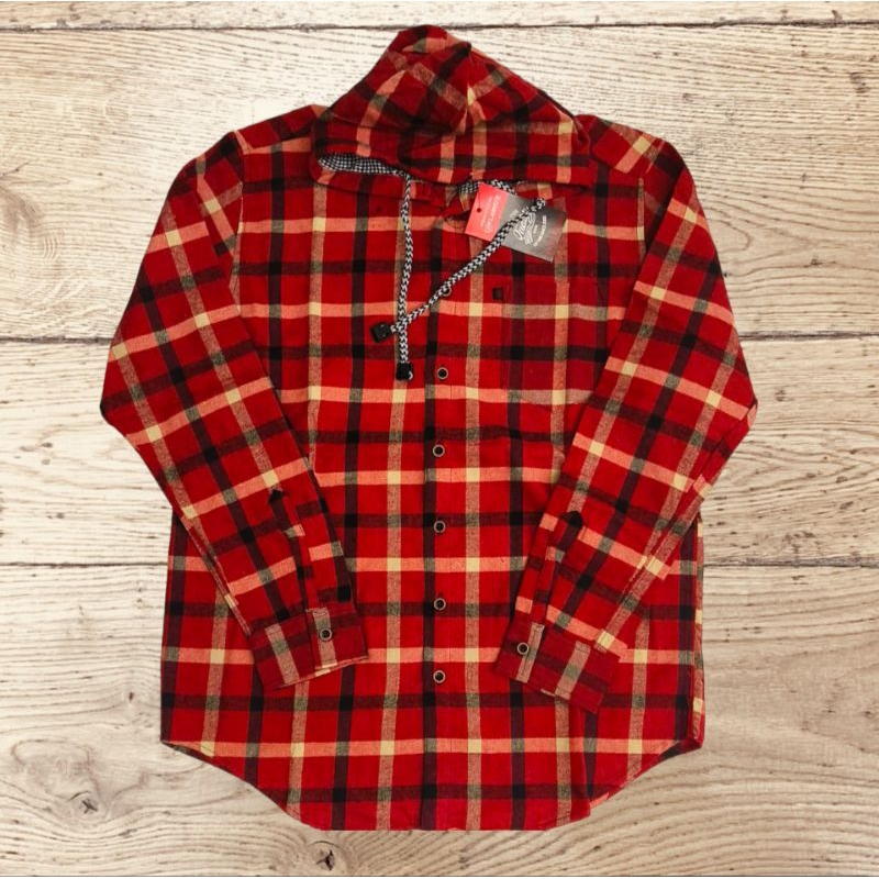 FLANNEL HOODIE PRIA WANITA/ KEMEJA FLANEL PANJANG TOPI TERBARU