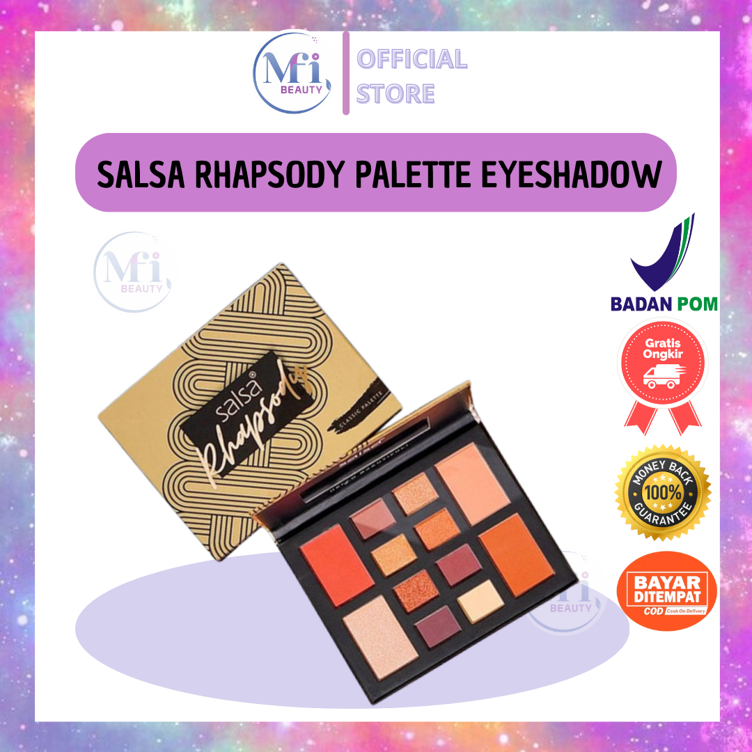 MFI - SALSA RHAPSODY PALETTE EYESHADOW | EYESHADOW PALETTE BY SALSA