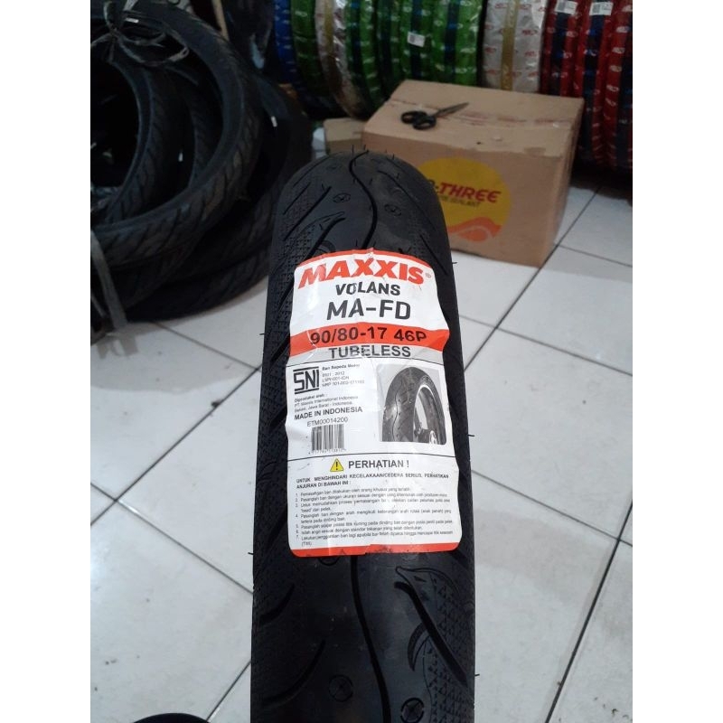 Ban maxxis 90/80-17 Volans TL