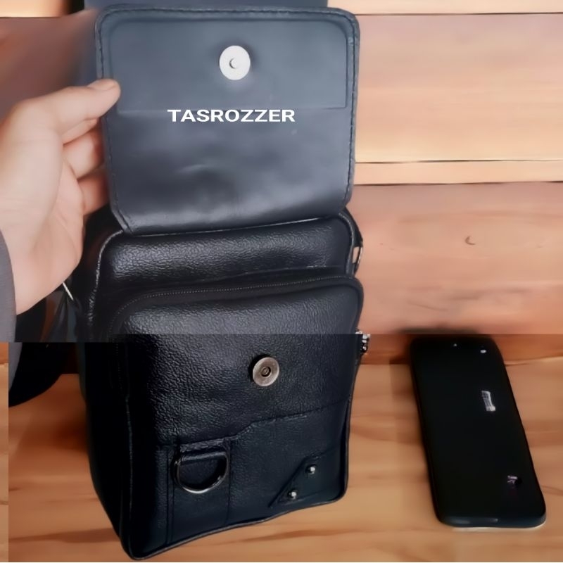 Tas selempang kulit pria terbaru Elegan tahan api