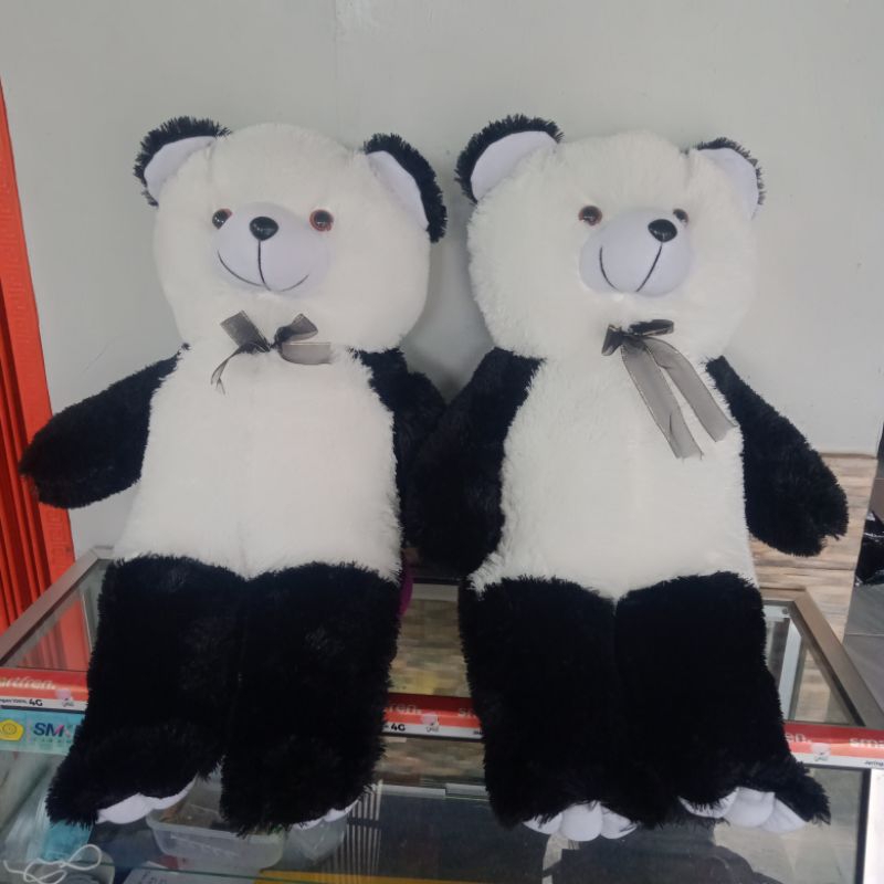 Boneka panda hitam putih jumbo