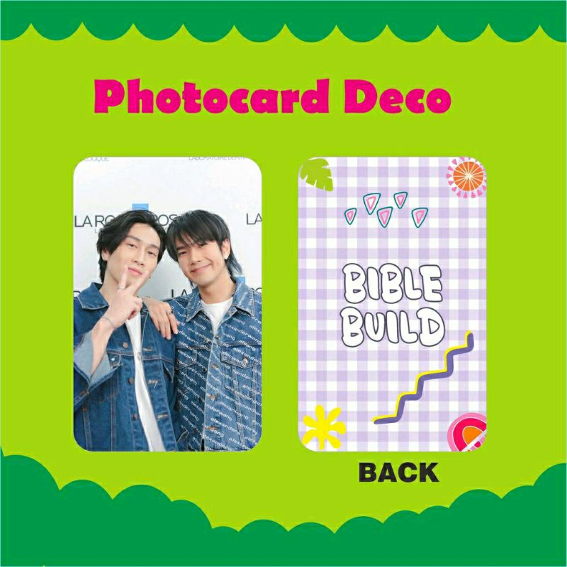 Photocard BibleBuild laminasi
