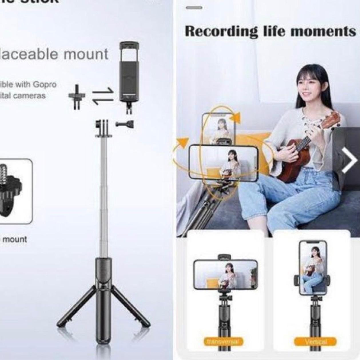 TONGSIS NEW BLUETOOTH TRIPOD SELFIE STICK S03 3IN1