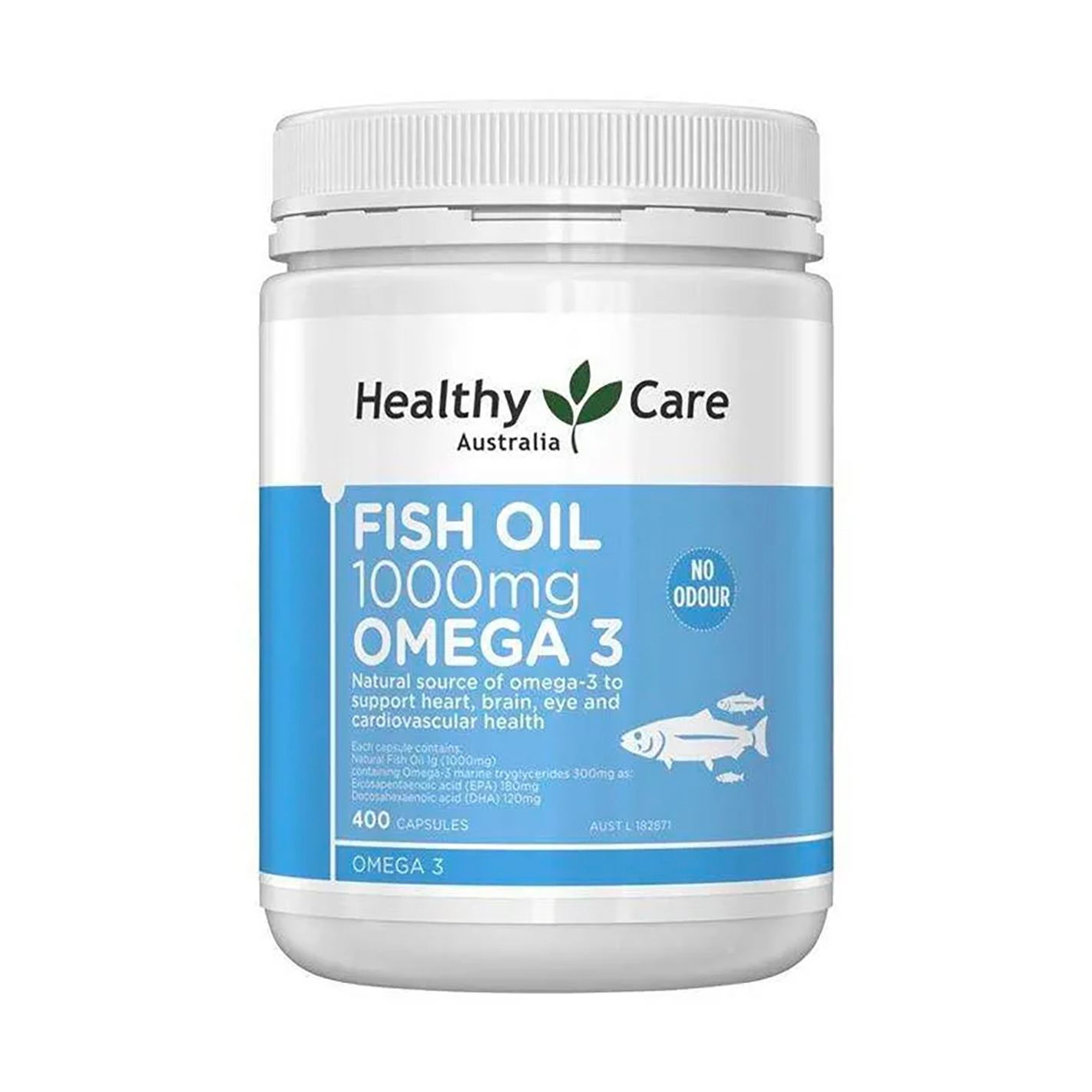 Healthy Care Fish Oil Omega 3 1000mg 400 Capsules