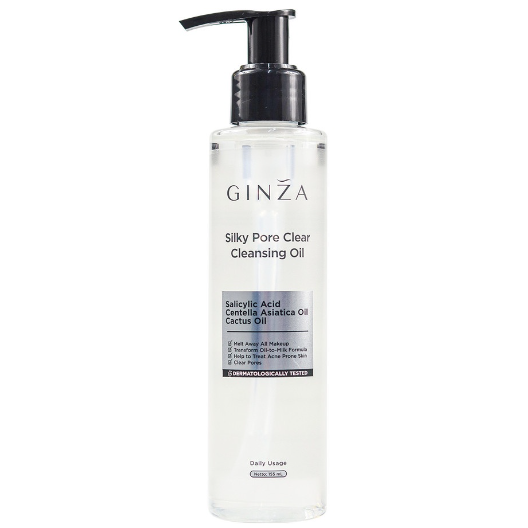 Ginza Silky Pore Clear Cleansing Oil 155ml