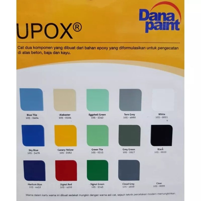 UPOX DANAPAINT - CAT FLOOR COATING - 0,9 LITER SET - EPOXY LANTAI - EPOXI LANTAI BETON KERAMIK KOLAM