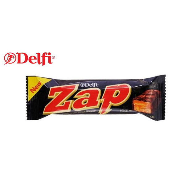 

Delfi Zap Cokelat Nougat & Karamel - Netto 35gr