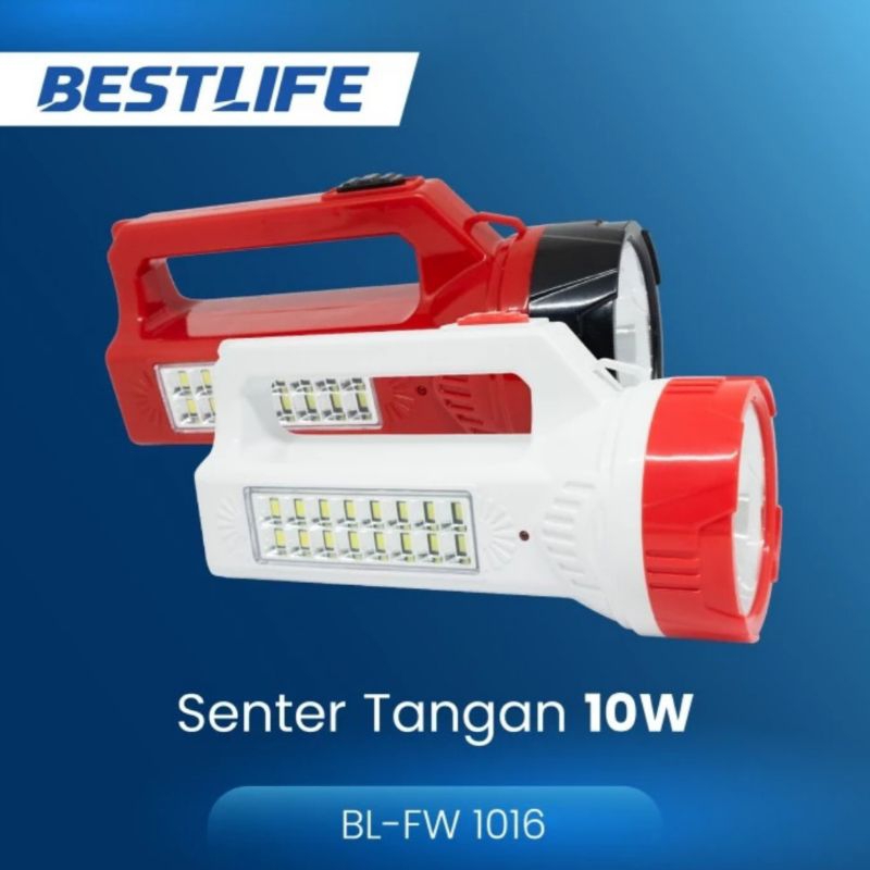 Senter Tangan 10Watt LED Best Life Senter Lampu BL-FW-1016 16SMD 10w