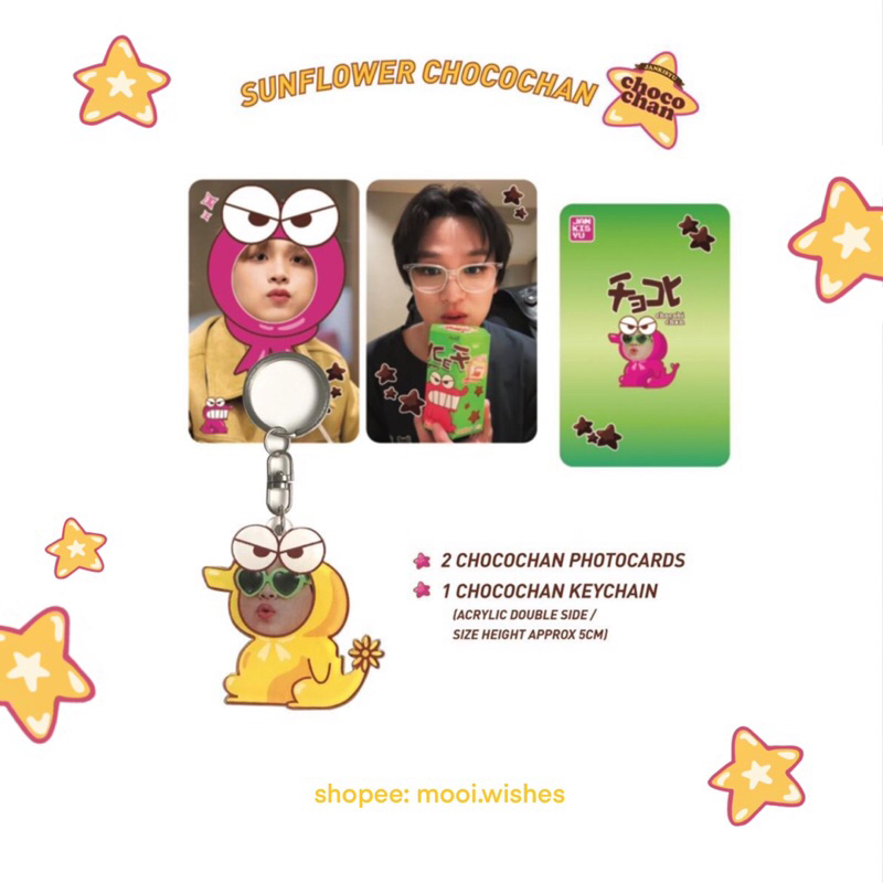 Chocochan Chocobi Haechan Set (photocard, keychain)