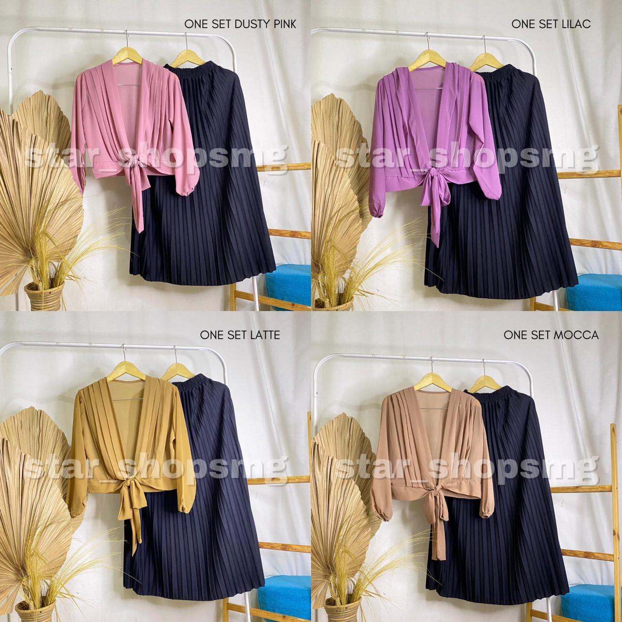 ONE SET ALUNA (OUTER+ROK)