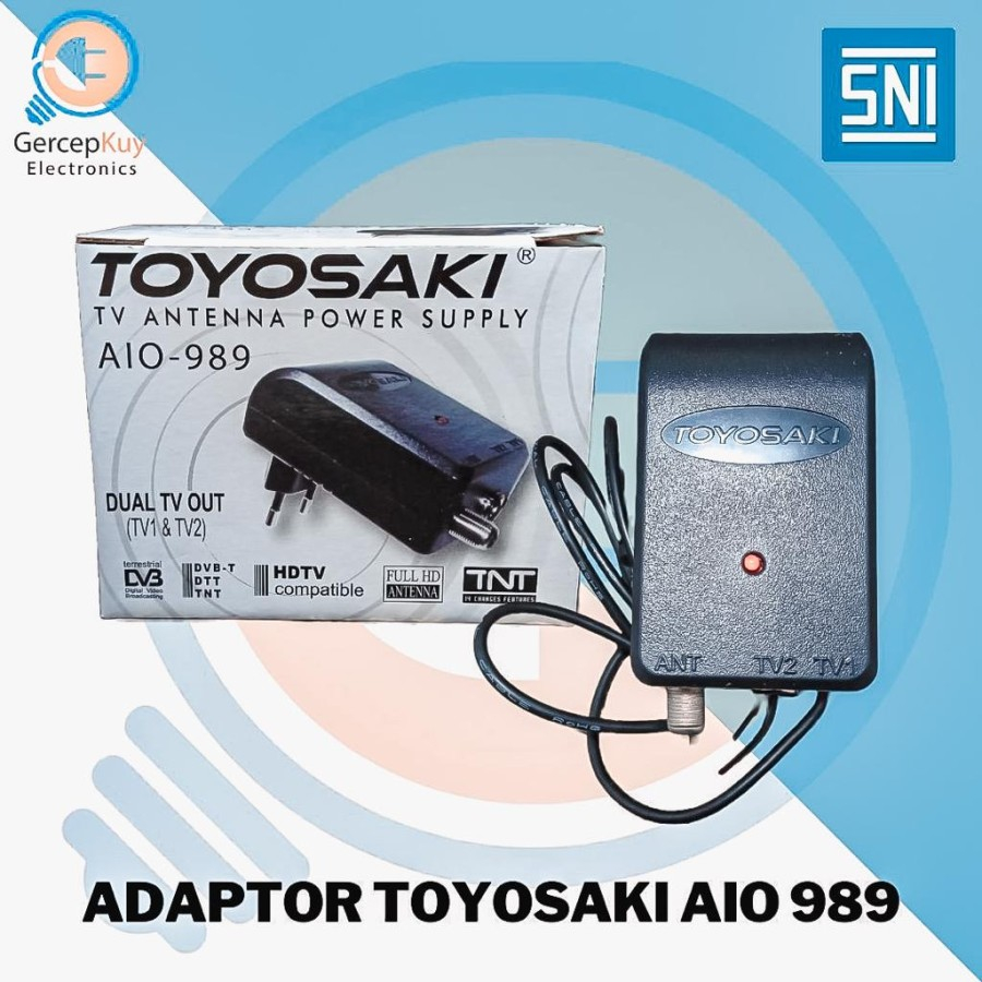 Adaptor Antena Toyosaki AIO - 989 / Booster antena AIO 220 / 235
